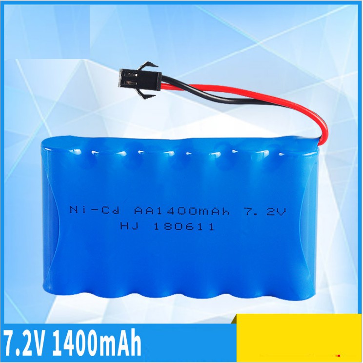 Pin sạc 7.2v 1400mah cổng nối SM