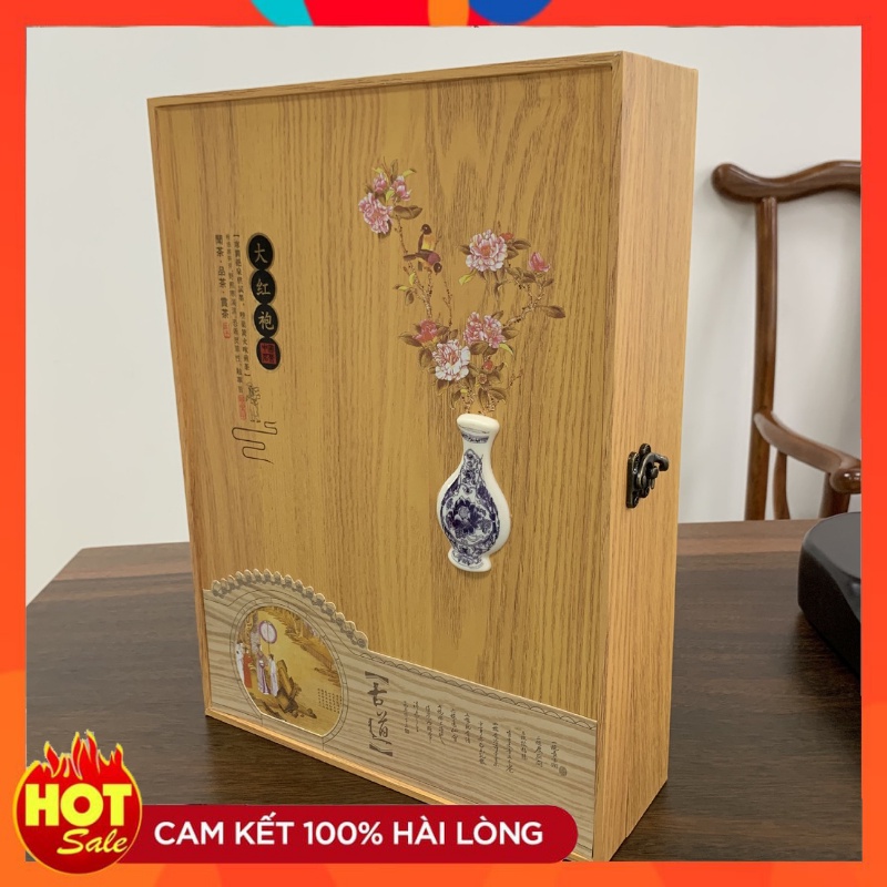 TRÀ THIẾT QUAN ÂM HẢO HẠNG 250g -HỘP GỖ SANG TRỌNG NHẤT NĂM 2022 .tặng khăn dưỡng ấm 39k