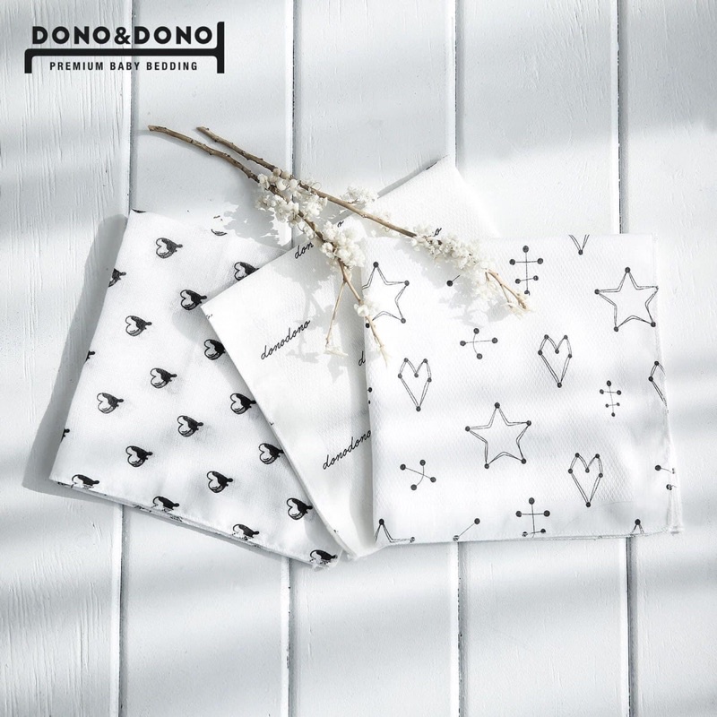 Set 10 khăn sữa Dono&amp;Dono Hàn Quốc