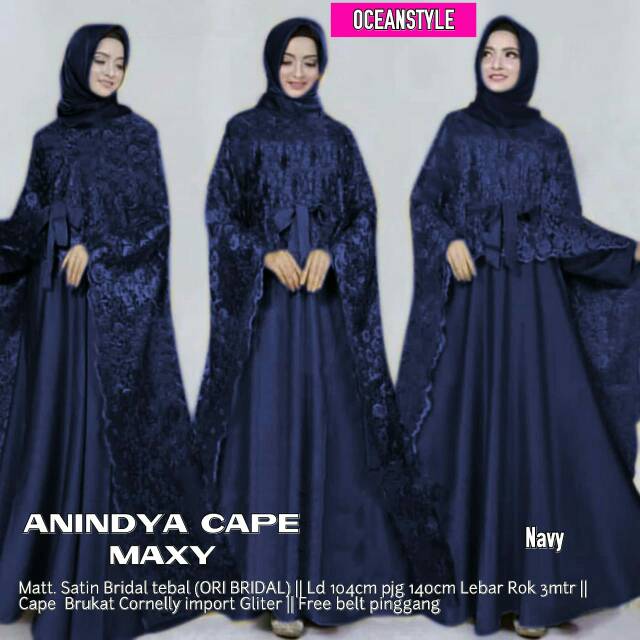 (Hàng Mới Về) Mascara Chuốt Mi Anindya Cape Maxy matt Đầm Cô Dâu Vải Satin Thiết Kế Thanh Lịch Sang Trọng | BigBuy360 - bigbuy360.vn