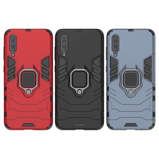Ốp lưng Samsung Galaxy A70 chống sốc Iron Man gắn giá đỡ iring hỗ trợ xem video, chống va đập mạnh