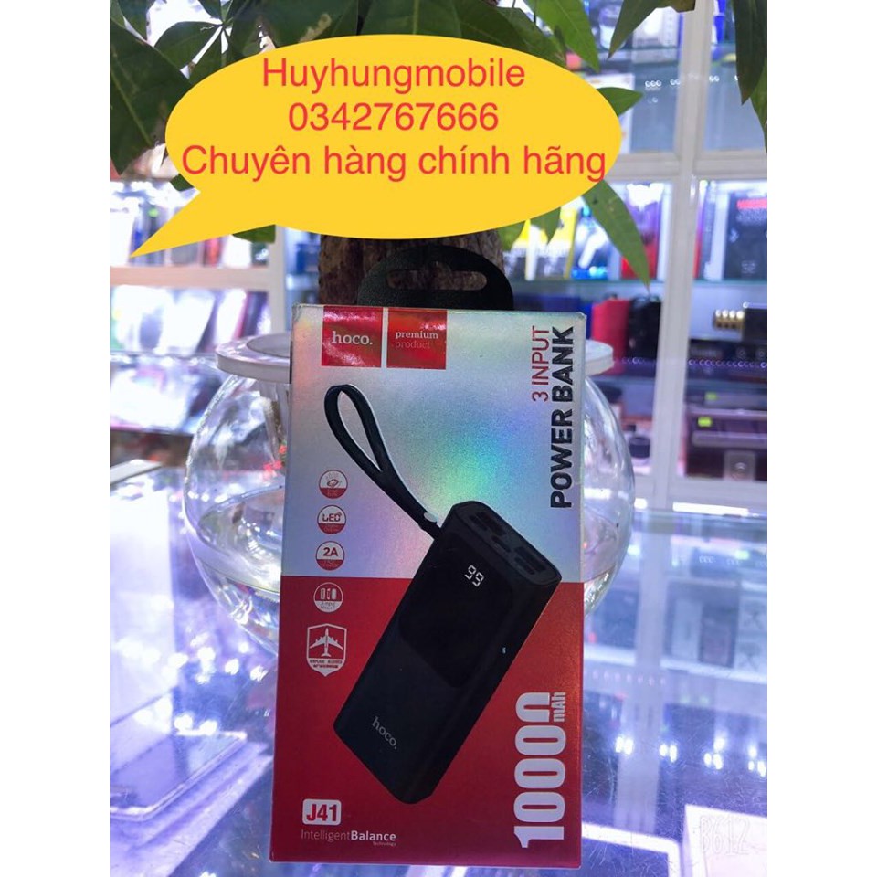 Pin sạc dự phòng Hoco J41 10000mAh Chính Hãng ( Bảo hành 12 tháng )