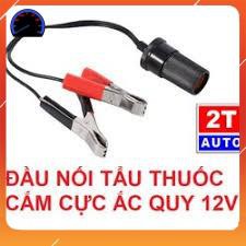 ⚡️FREESHIP 50K - TOÀN QUỐC⚡️Đầu Nối, Ổ Cắm Tẩu Sạc Adapter 12V Cắm Câu Từ Cực Ắc Quy Ô Tô Xe Hơi - Đuôi Cái