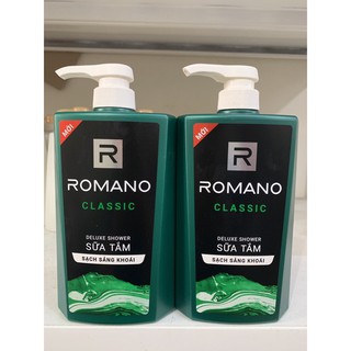 Sữa tắm Romano Classic hương nước hoa 650g.