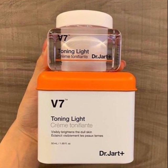 Kem V7 Dưỡng Trắng Và Tái Tạo Da  Cao Cấp Toning Light Dr.Jart+ Chính Hãng Hàn Quốc 50ml