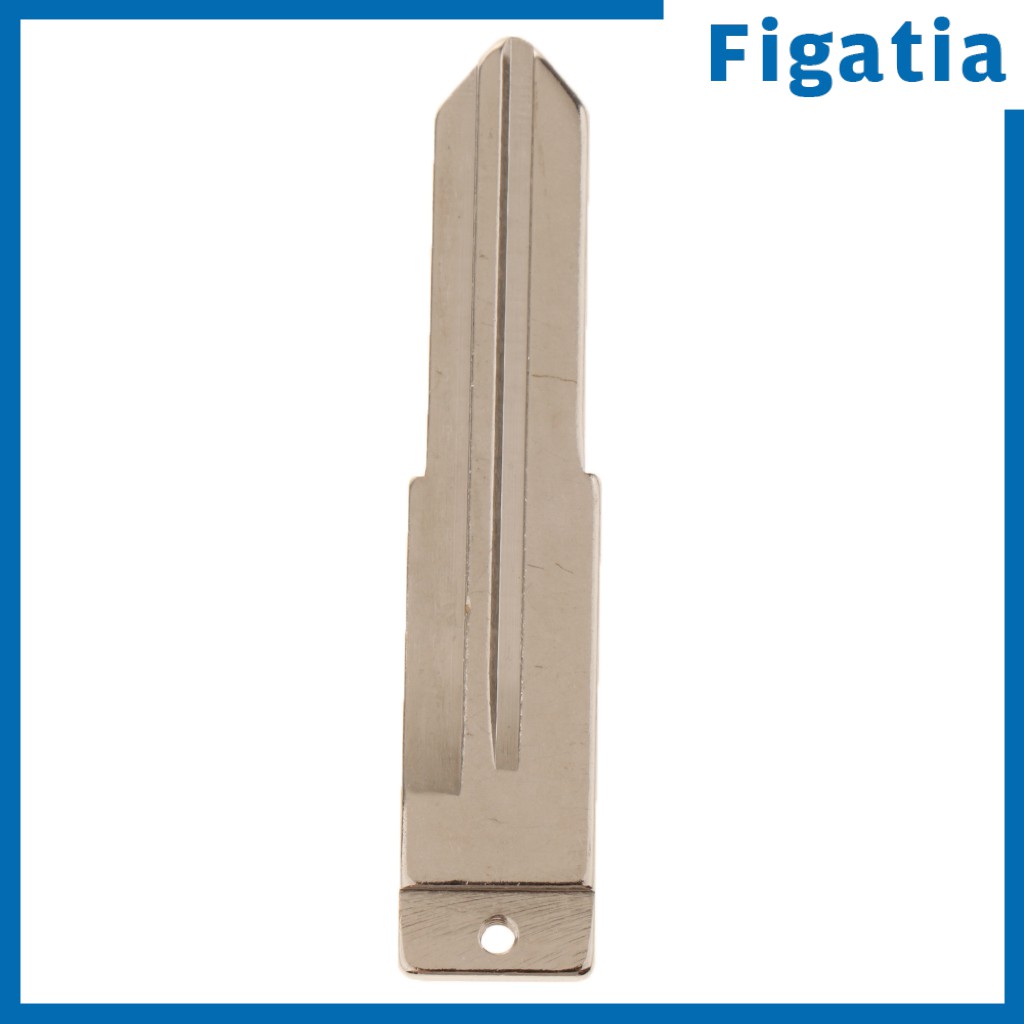 [FIGATIA] Durable Replacement Uncut Smart Emergency Insert Key Blank Blade for Mitsubishi (50x10x5mm)