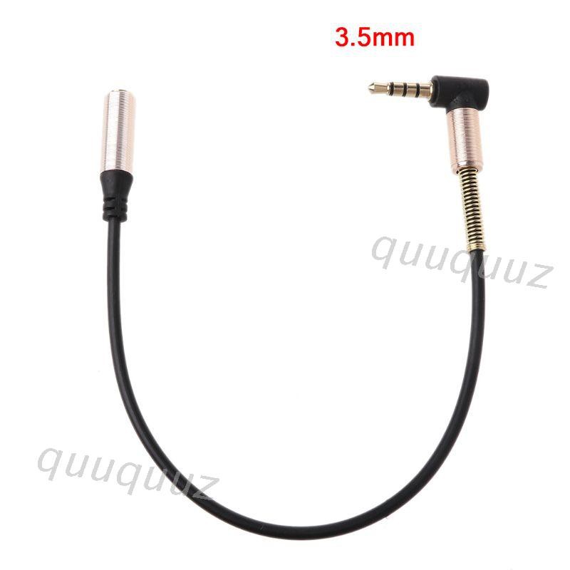 Dây Cáp Âm Thanh Nối Dài Tai Nghe 90 Độ 4 Chân 3.5mm Cho Samsung Ios Tablet Laptop 3.5mm