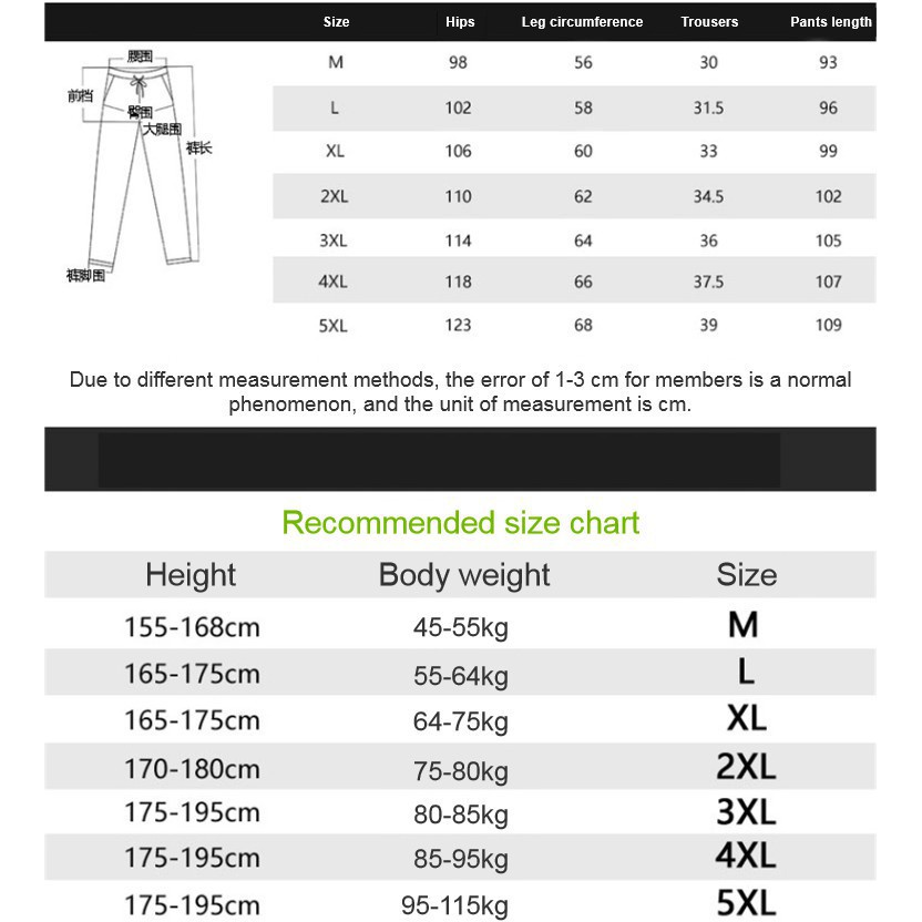 Quần Dài Nam Vừa Vặn Kiểu Hàn Quốc Plus Size seluar panjang lelaki kerja M-5XL