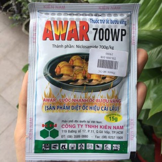 Trừ ốc bươu vàng awar 700wp