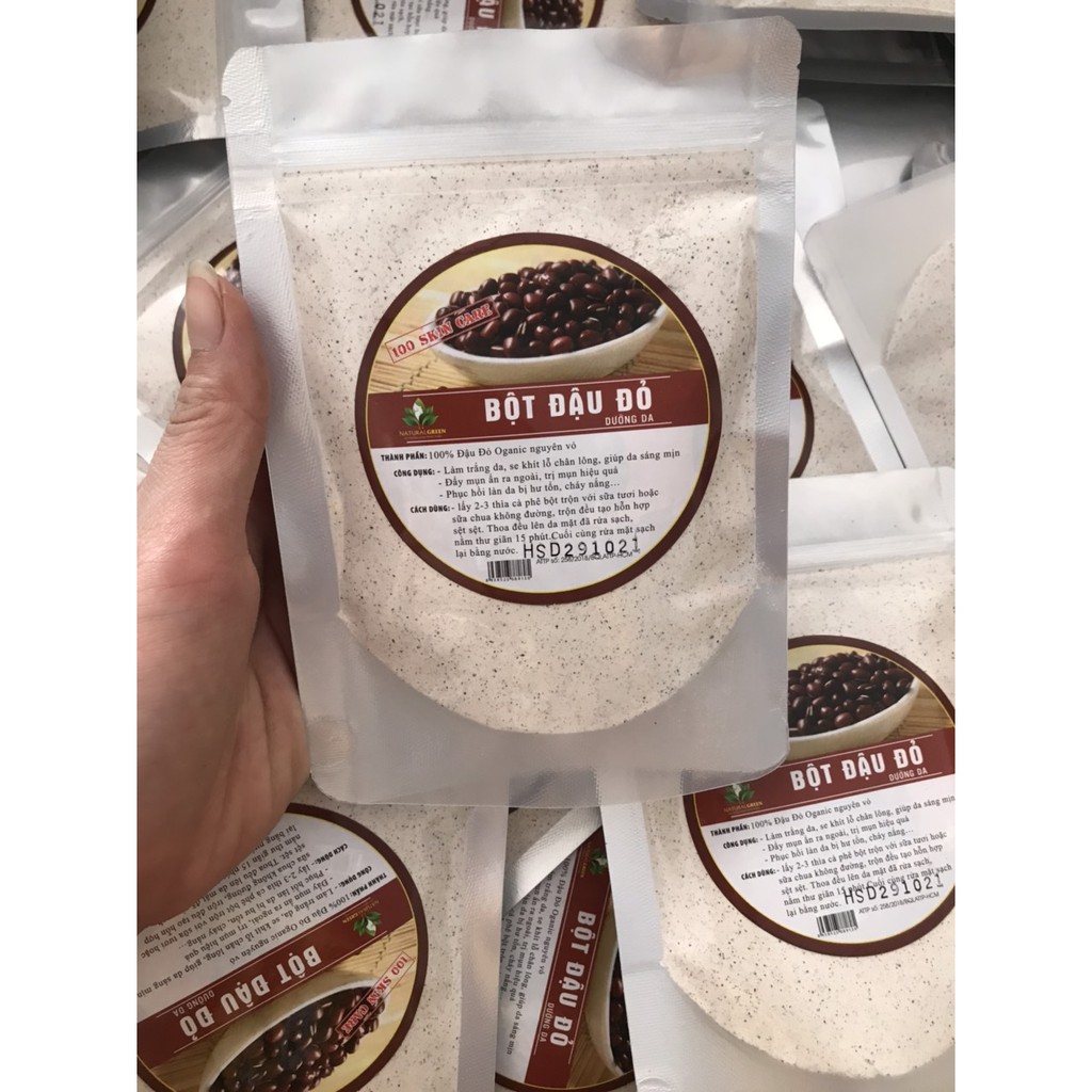 Gói 100GR bột đậu đỏ nguyên chất, bột đậu đỏ làm đẹp da, trắng da,... | BigBuy360 - bigbuy360.vn