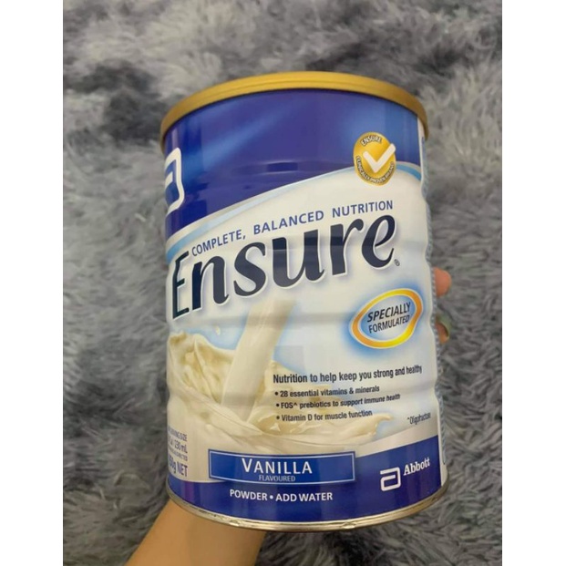 Sữa Ensure Úc hương Vani 850g - Date T8/2022