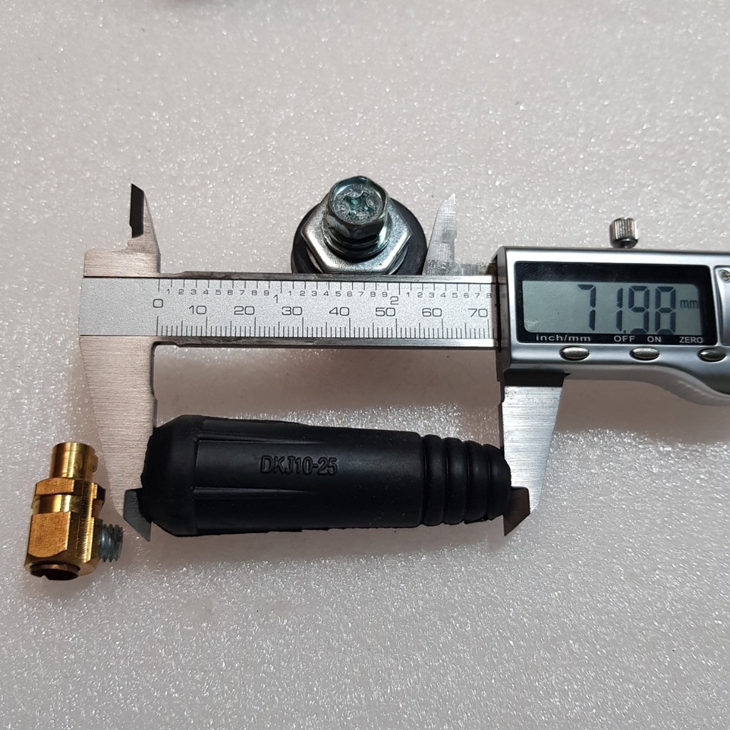 Rắc cắm máy hàn 35-50 và 25-10 // Chuôi cắm máy hàn 35-50 và 25-10