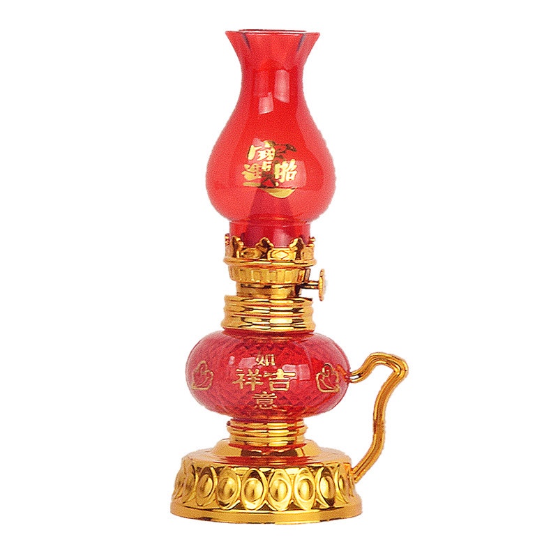 đèn dầu thờ cúng - đèn bàn thờ, đèn thờ cúng dùng cả pin và điện - đèn trang trí bàn thờ