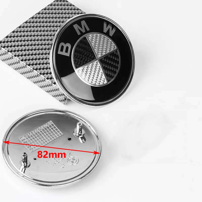 Logo Gắn Trang Trí Vô Lăng Xe Hơi bmw Bằng Sợi carbon Cao Cấp Ốp