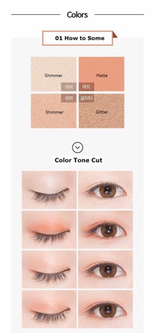 Phấn Mắt 4 Màu Apieu For Your Shadow