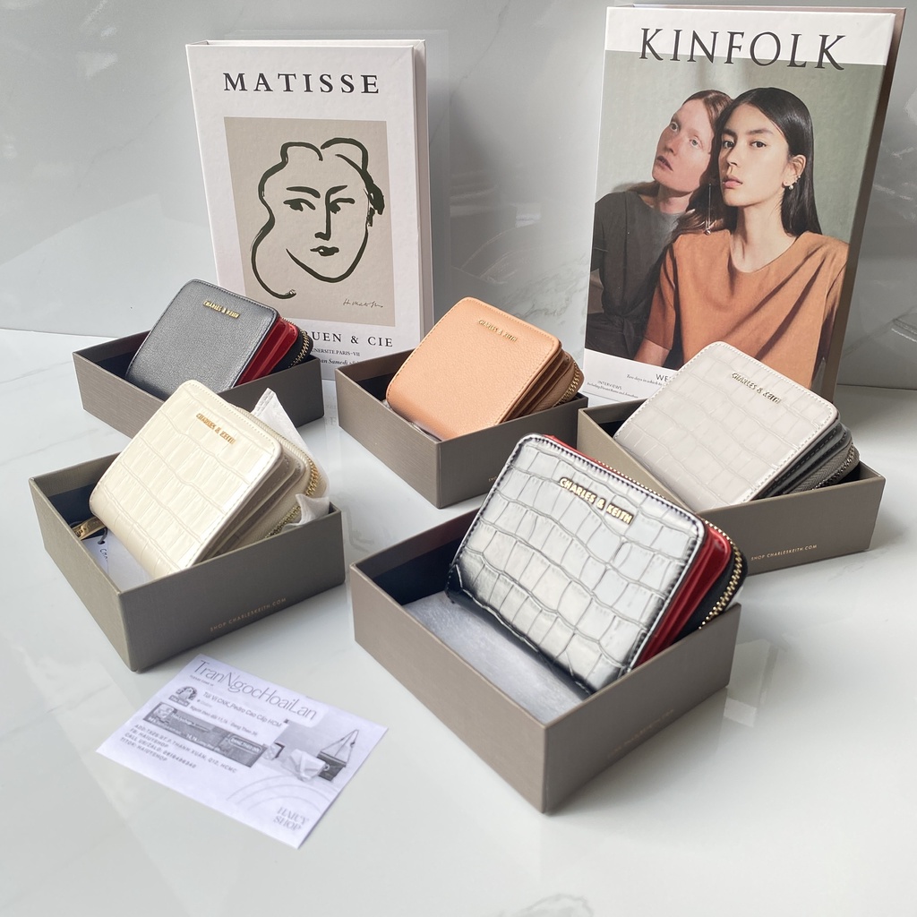 Ví gập nữ ck mã CK6 10770420 đủ màu