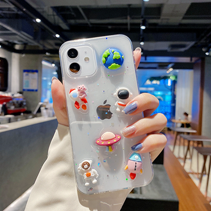 Ốp Điện Thoại In Hình Phi Hành Gia Độc Đáo Cho Iphone 12 12promax 11 11pro Max X Xr Xs Max Xr 8 7 Plus 6 6s Plus | BigBuy360 - bigbuy360.vn