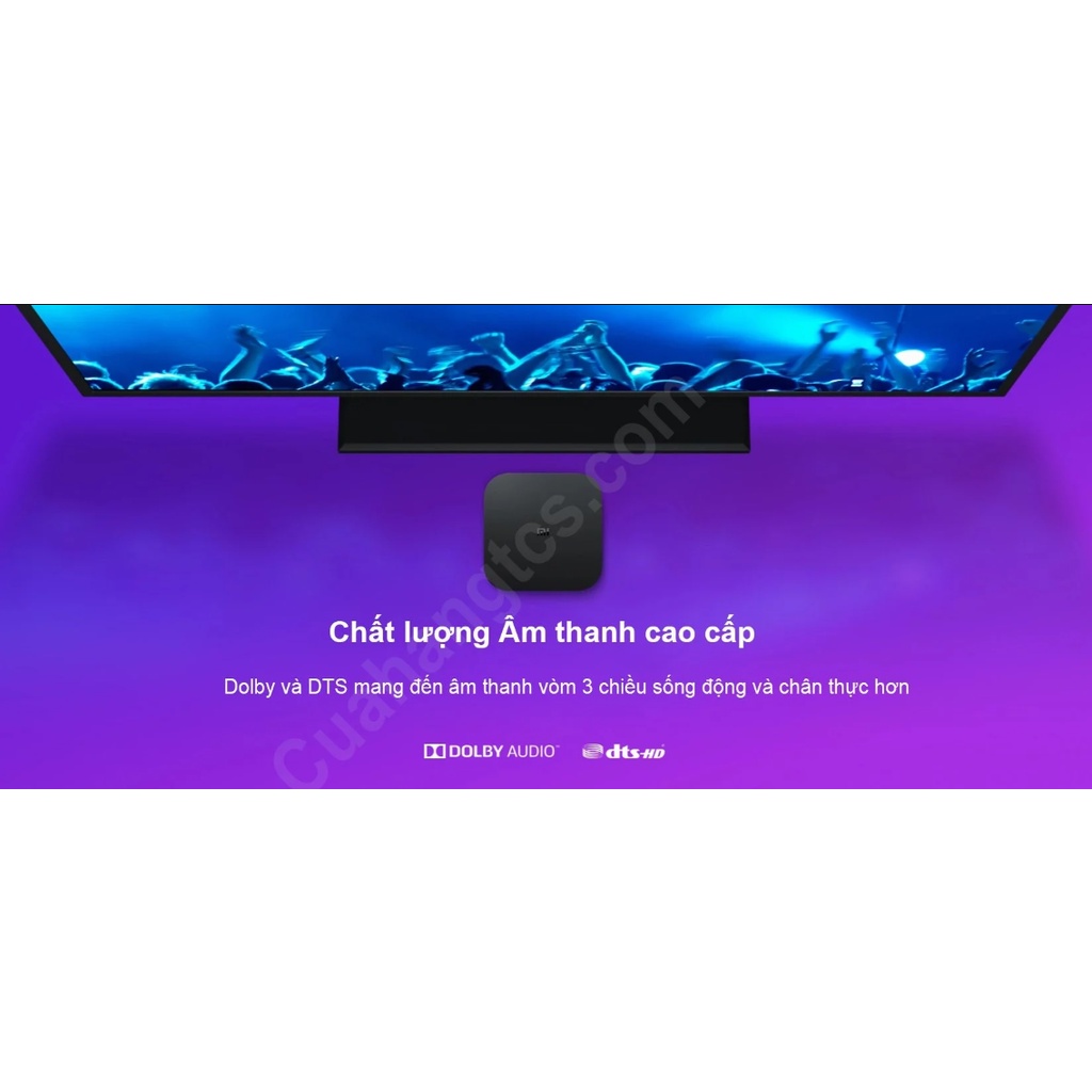 Android Tivi Box XM Mibox S 4K ,  Android TV Box S 2nd Gen 4k Tiếng Việt