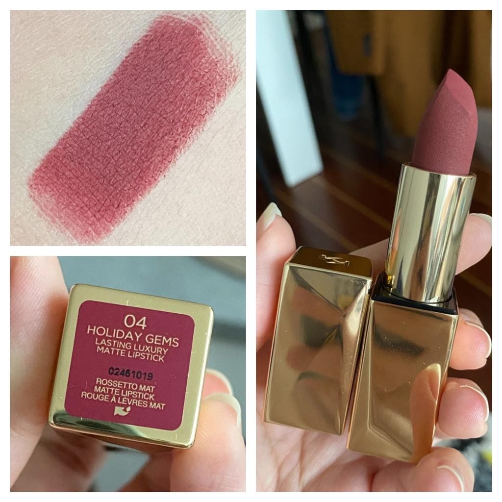 Son Môi Lì Kiko Milano Holiday Gems Lasting Luxury Matte Lipstick Son kiko siêu mềm mịn mờ lâu trôi