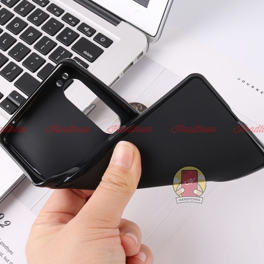 Ốp Lưng TPU Sony Xperia 1 / Sony Xperia 1II Nhựa Dẻo Đen Toàn Bộ Viền Bóng Lưng Nhám Case Chống Va Đập Chống Trầy Xước