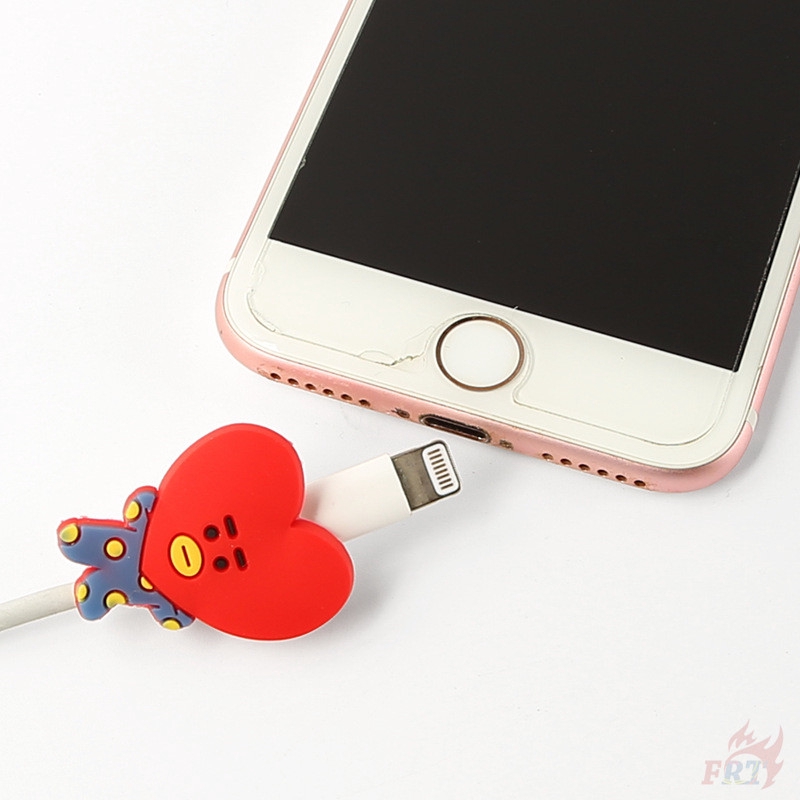 1 Phụ Kiện Bảo Vệ Dây Cáp Dữ Liệu Hình chimmy / cooky / koya / mang / tata / rj / shooky