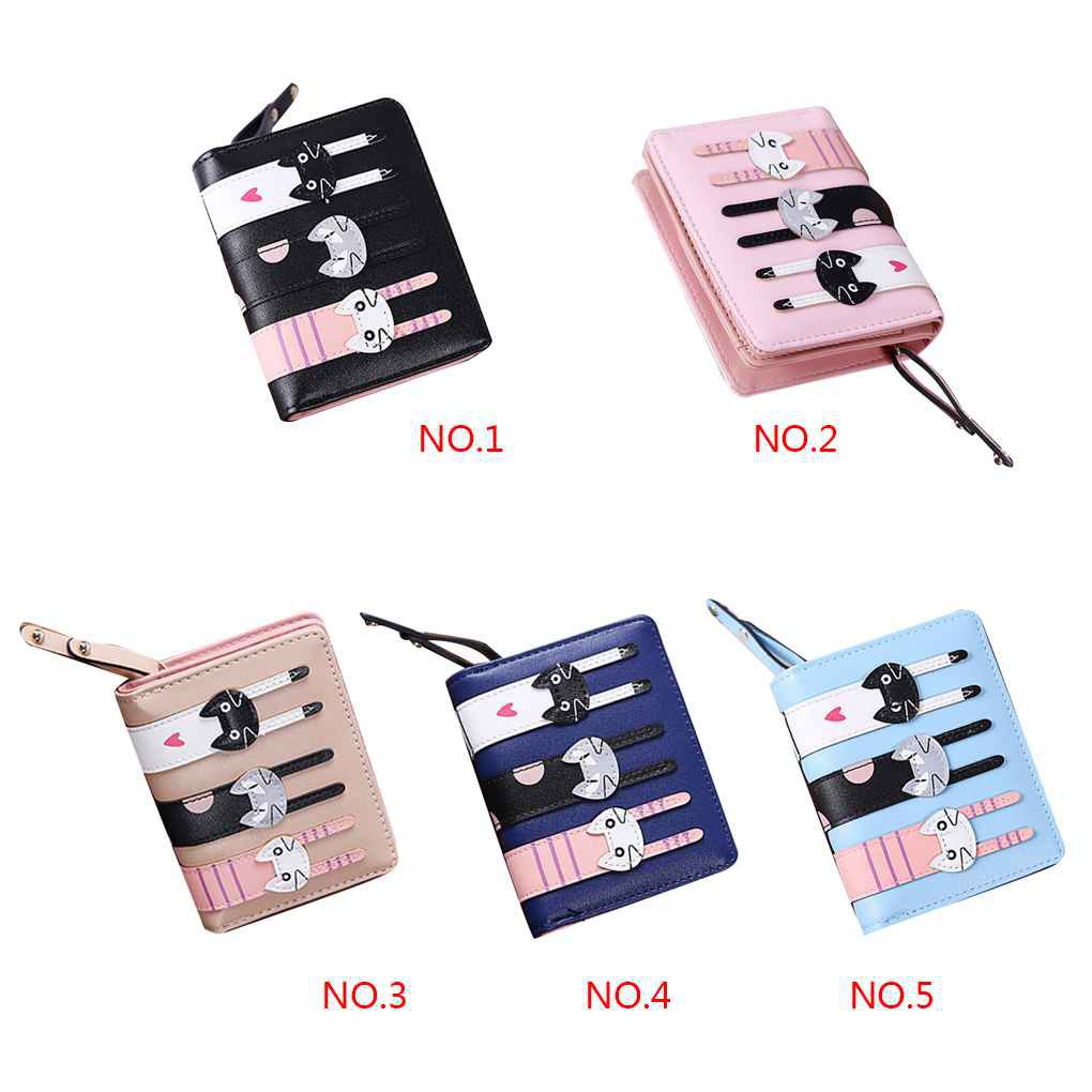 Ví nữ da PU gập 3