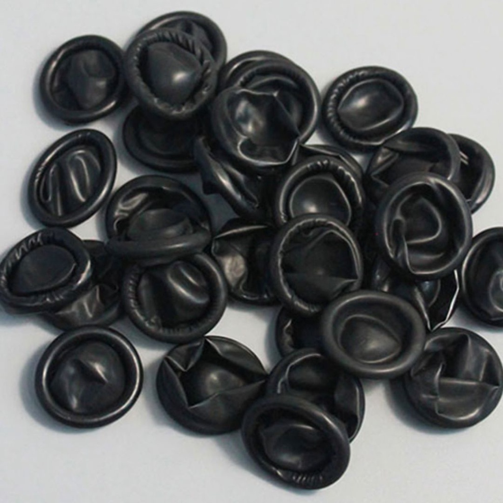 Bao ngón tay cao su chống tĩnh điện phòng sạch, Bao ngón tay làm nail, màu ĐEN