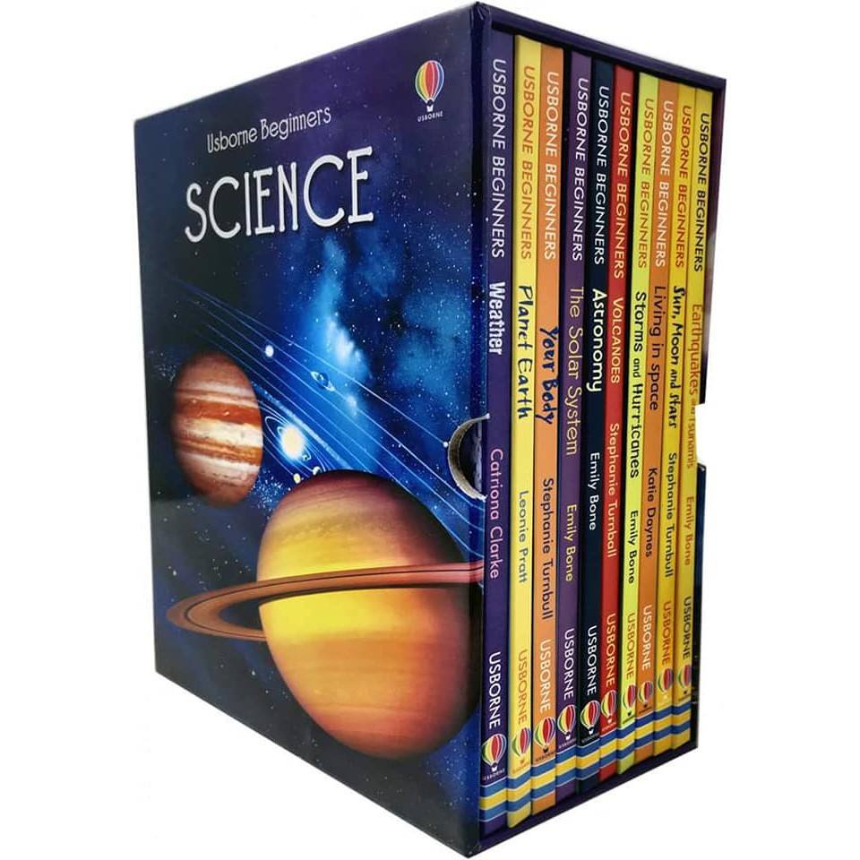 Bộ nhập - Usborne beginners science 10c mềm+ file nghe