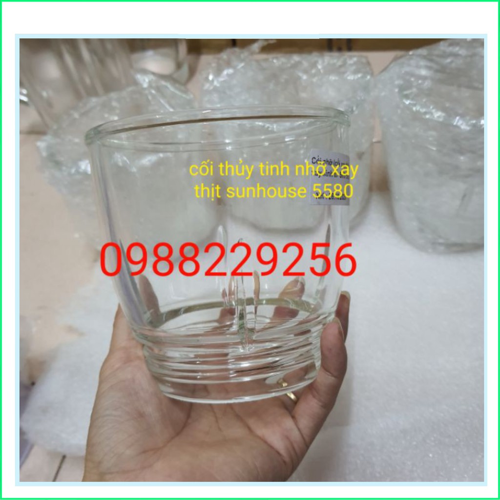 Cối thủy tinh nhỡ xay thịt máy xay sunhouse SHD 5582/5580