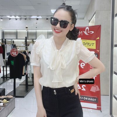 Min's Shoes - Áo Cổ Ren Cao Cấp ÁO 702