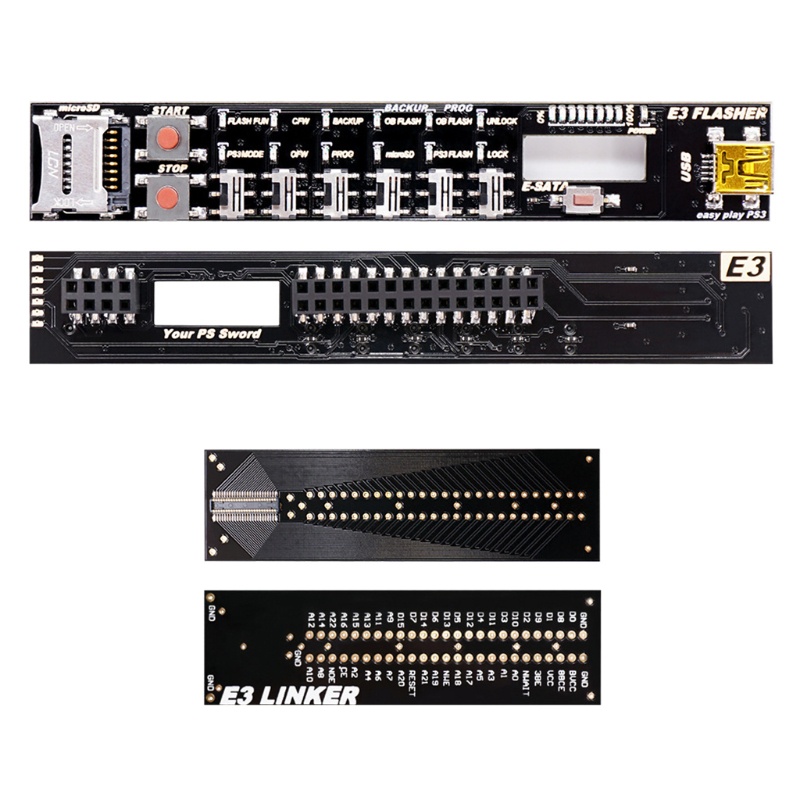 Bộ Dụng Cụ Điều Khiển Chơi Game PS3 E3 Nor Flasher Phiên Bản Downgrade