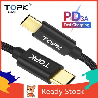 Dây cáp sạc, truyền dữ liệu nhanh loại c 3a pd