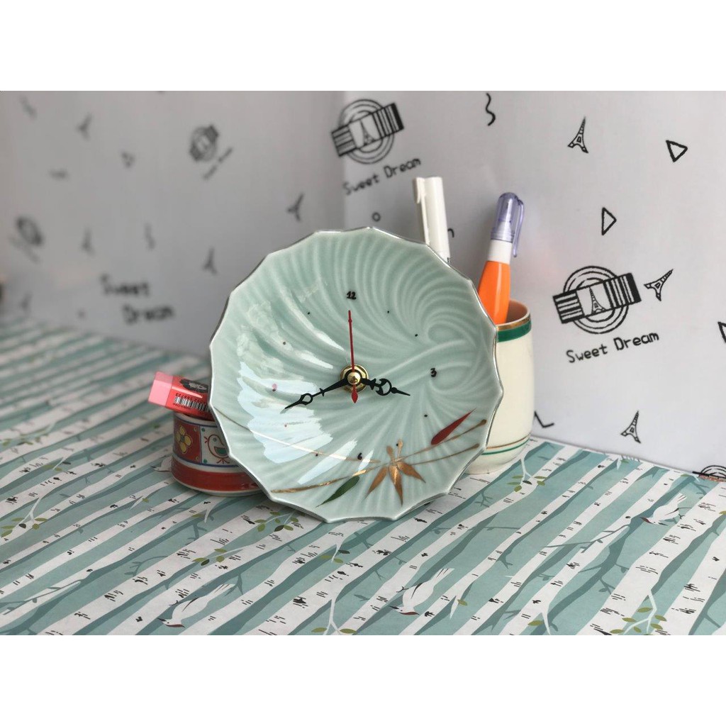 Đồng hồ gốm sứ S002 _ Quà lưu niệm _ Quà tặng