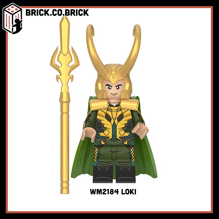 Loki Đồ Chơi Lắp Ráp Minifigure Siêu Anh Hùng Marvels Super Hero WM6118