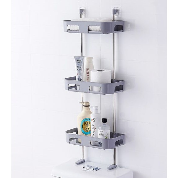 Kệ Để Đồ Nhà Tắm 3 Tầng Áp Tường Đa Năng Cao Cấp