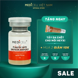 Tế bào gốc Plantex With Saffron Medicell, giảm mụn, giảm dầu nhờn, tái tạo da mụn, hết thâm - Lọ 5ml