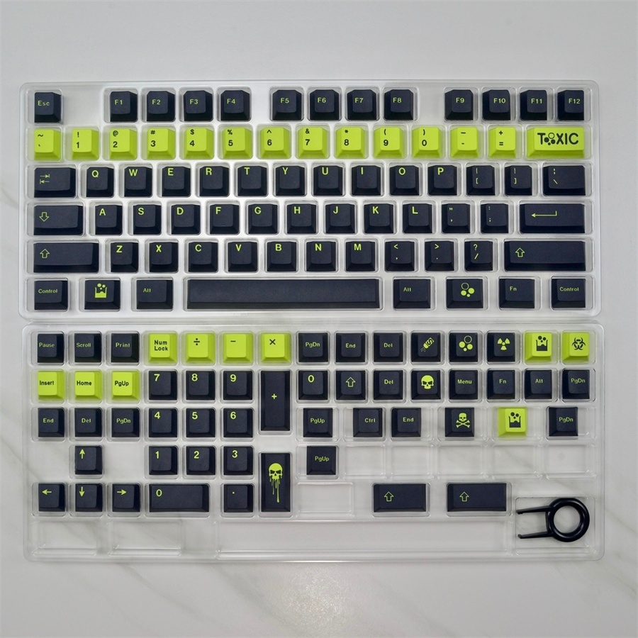 129 Phím GMK Toxic Keycap Cherry Profile PBT DYE-SUB Bàn phím cơ Bộ keycap