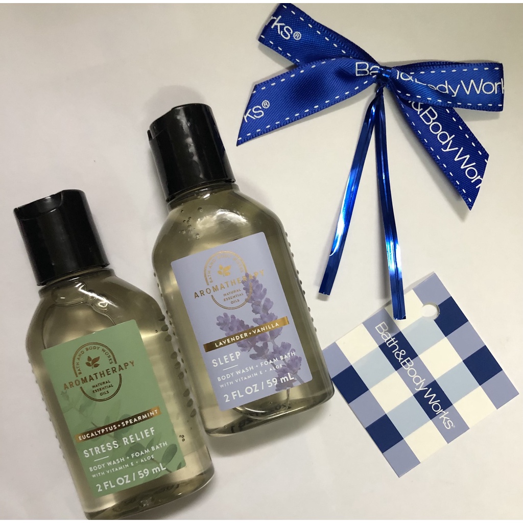 Sữa tắm tạo bọt thư giãn Bath & Body Works Aromatherapy Body Wash & Foam Bath 295ml