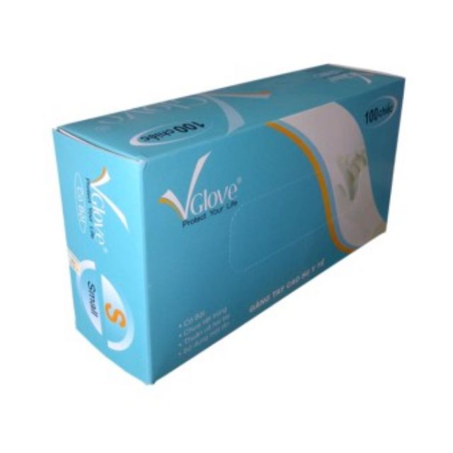 Găng Tay Y Tế Vglove Có Bột (100 Cái/Hộp)