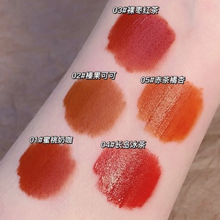 [Freeship] Set 5 Son Kem Lì Chocolate VONGEE(Vỏ Nâu)