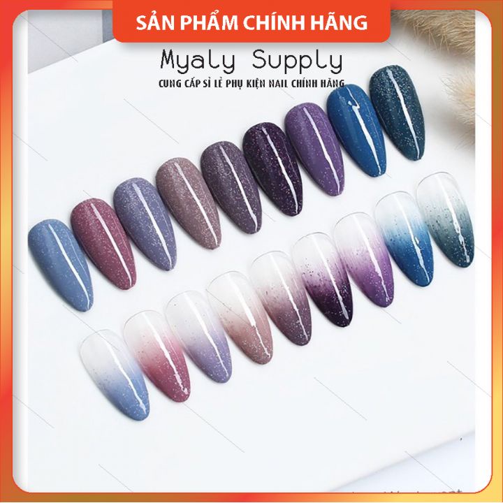 Set Sơn Nhũ Giả Bột AS Chai Đỏ Nắp Nhọn 9 Chai Cao Cấp AMJ SP000322