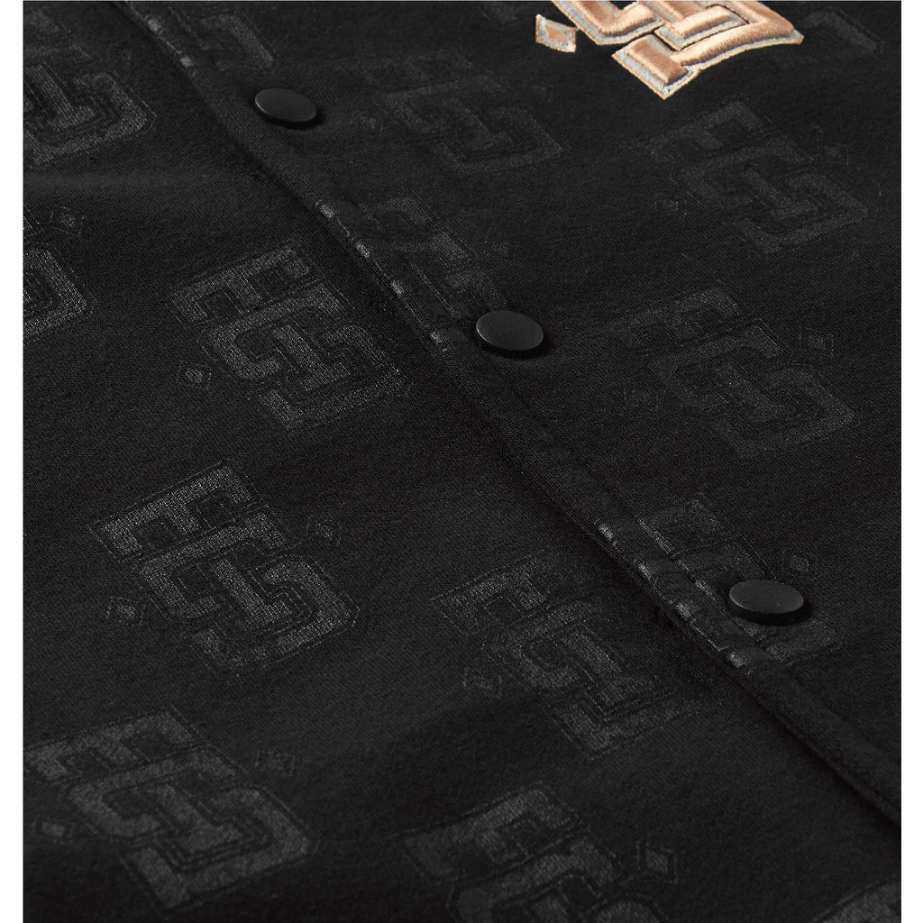Áo Khoác TSUN Monogram Jacket - Đen - Unisex