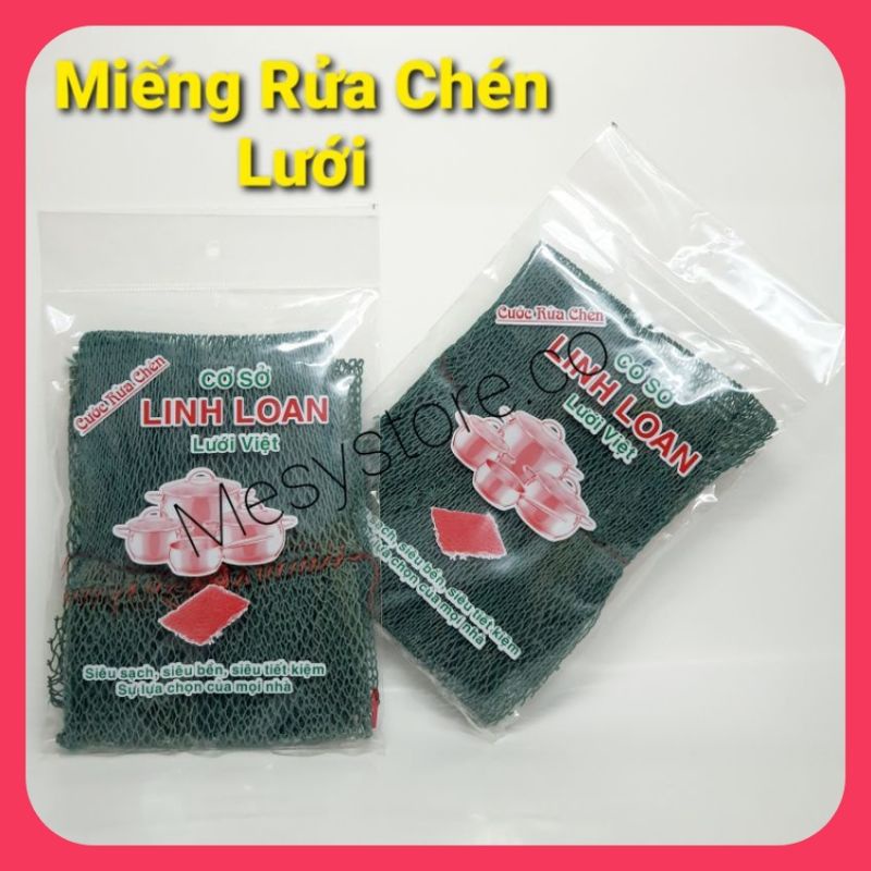 Cước Lưới Rửa Chén Bát Bằng Vải Handmade