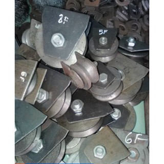 Bánh xe cửa sắt, bánh xe V