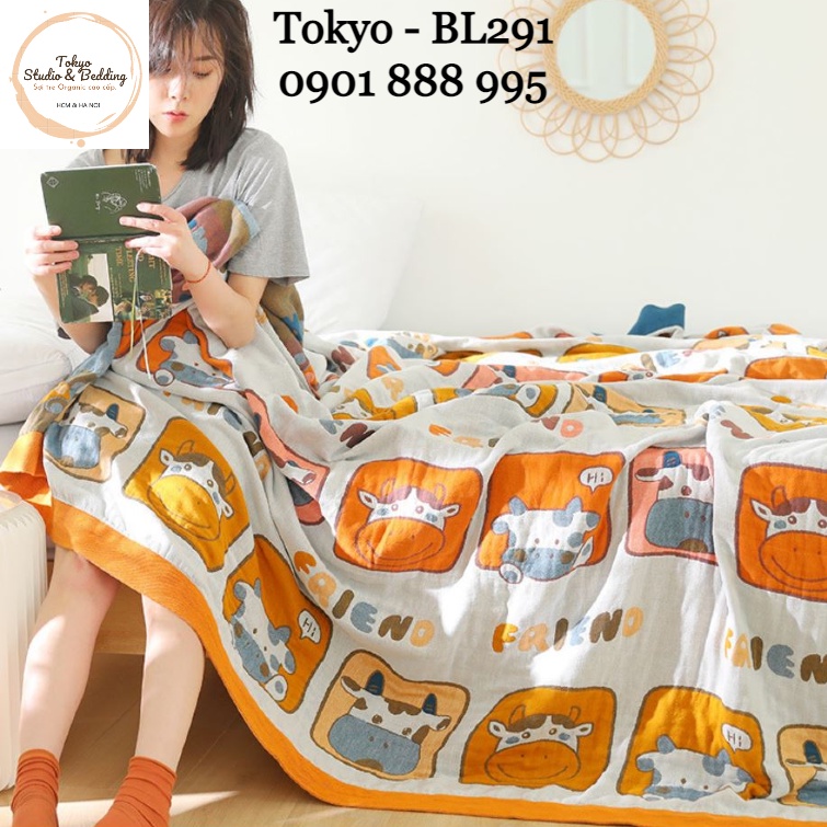 (4)TH Chăn Xô Organic Cotton Dòng Cao Cấp