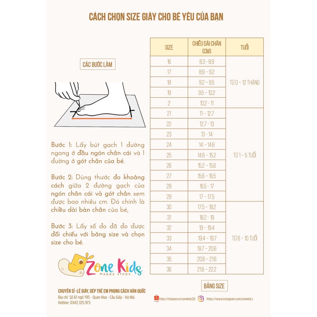 Giày búp bê đính nơ vải cho bé gái Zonekids - A99