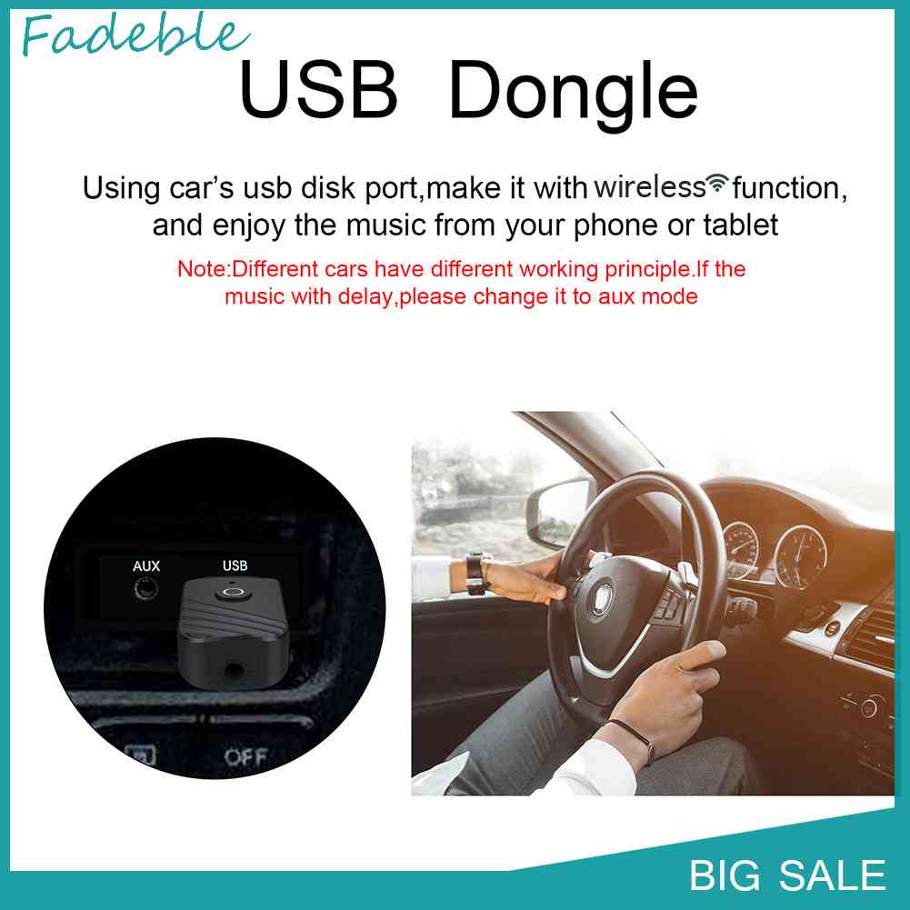 Thiết Bị Thu Phát Âm Thanh Bluetooth USB 5.0 3 Trong 1 Cho TV/PC/Tai Nghe Trên Xe Hơi