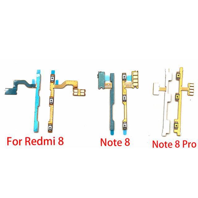 Set 10 Dây Cáp Nút Nguồn / Tăng Giảm Âm Lượng Thay Thế Chuyên Dụng Cho Xiaomi Redmi Note 8 9 9s Pro 8a 9 9a