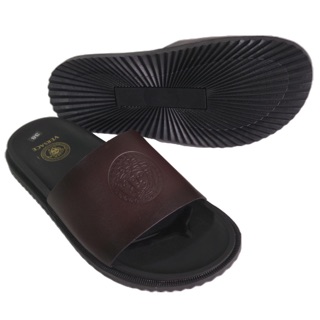 Dép da nam quai ngang Đức Trí ( mã số MS-01)