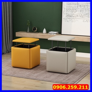 Ghế khối rubik ,Ghe sofa 5 in 1 xếp gọn thành khối rubik có bánh xe tiện lợi